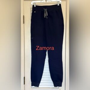 Figs Women's Navy Zamora Jogger Pants (Small)